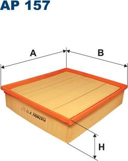 Filtron AP157 - Воздушный фильтр, двигатель autospares.lv