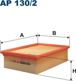 Filtron AP130/2 - Воздушный фильтр, двигатель autospares.lv