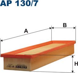 Filtron AP130/7 - Воздушный фильтр, двигатель autospares.lv