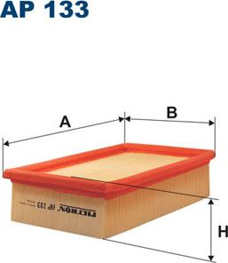Filtron AP133 - Воздушный фильтр, двигатель autospares.lv