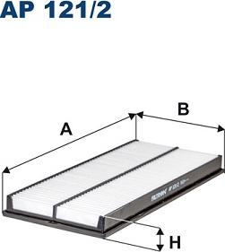 Filtron AP121/2 - Воздушный фильтр, двигатель autospares.lv