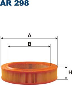 Filtron AR298 - Воздушный фильтр, двигатель autospares.lv