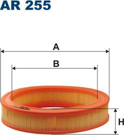 Filtron AR255 - Воздушный фильтр, двигатель autospares.lv