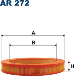 Filtron AR272 - Воздушный фильтр, двигатель autospares.lv