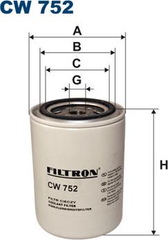 Filtron CW752 - Фильтр охлаждающей жидкости autospares.lv