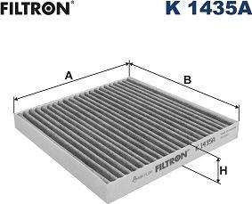 Filtron K 1435A - Фильтр воздуха в салоне autospares.lv