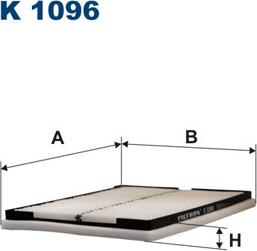 Filtron K1096 - Фильтр воздуха в салоне autospares.lv