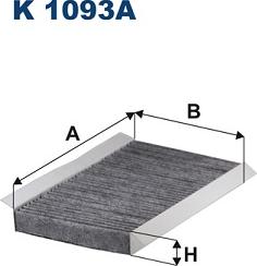 Filtron K1093A - Фильтр воздуха в салоне autospares.lv