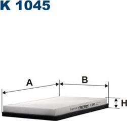 Filtron K1045 - Фильтр воздуха в салоне autospares.lv