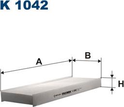 Filtron K1042 - Фильтр воздуха в салоне autospares.lv