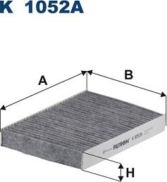 Filtron K 1052A - Фильтр воздуха в салоне autospares.lv