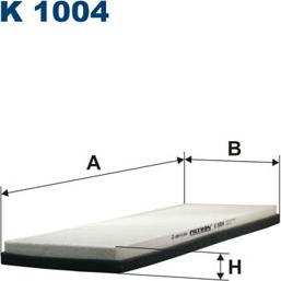 Filtron K1004 - Фильтр воздуха в салоне autospares.lv