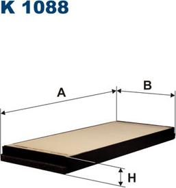 Filtron K1088 - Фильтр воздуха в салоне autospares.lv