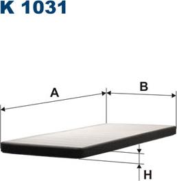 Filtron K1031 - Фильтр воздуха в салоне autospares.lv