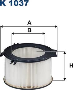 Filtron K1037 - Фильтр воздуха в салоне autospares.lv