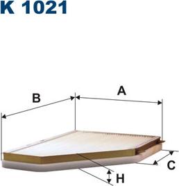 Filtron K1021 - Фильтр воздуха в салоне autospares.lv