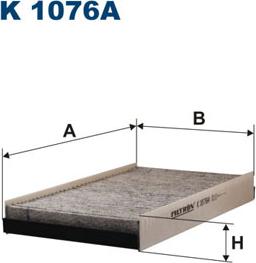 Filtron K1076A - Фильтр воздуха в салоне autospares.lv