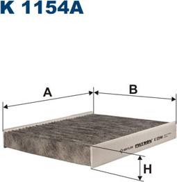 Filtron K1154A - Фильтр воздуха в салоне autospares.lv