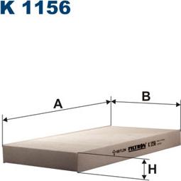 Filtron K1156 - Фильтр воздуха в салоне autospares.lv