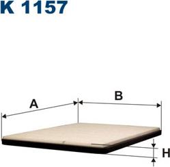 Filtron K1157 - Фильтр воздуха в салоне autospares.lv