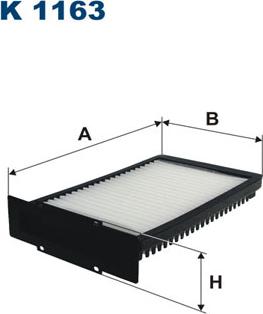 Filtron K1163 - Фильтр воздуха в салоне autospares.lv