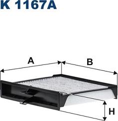 Filtron K 1167A - Фильтр воздуха в салоне autospares.lv