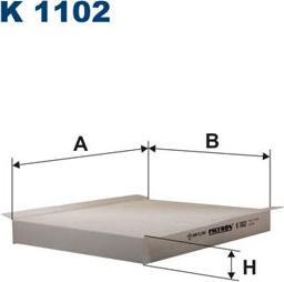 Filtron K1102 - Фильтр воздуха в салоне autospares.lv