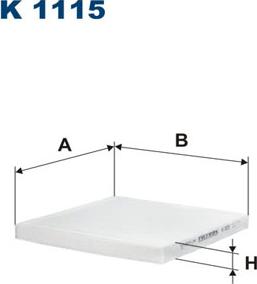 Filtron K1115 - Фильтр воздуха в салоне autospares.lv