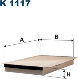 Filtron K1117 - Фильтр воздуха в салоне autospares.lv