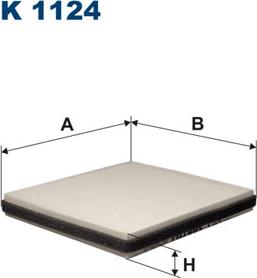 Filtron K1124 - Фильтр воздуха в салоне autospares.lv