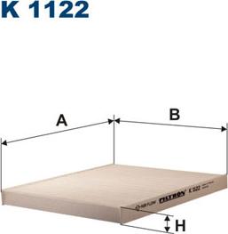 Filtron K1122 - Фильтр воздуха в салоне autospares.lv