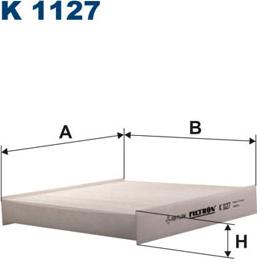 Filtron K1127 - Фильтр воздуха в салоне autospares.lv