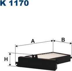 Filtron K1170 - Фильтр воздуха в салоне autospares.lv