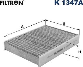 Filtron K 1347A - Фильтр воздуха в салоне autospares.lv