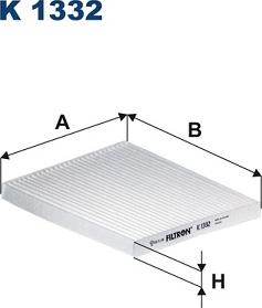 Filtron K1332 - Фильтр воздуха в салоне autospares.lv