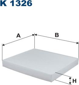 Filtron K1326 - Фильтр воздуха в салоне autospares.lv