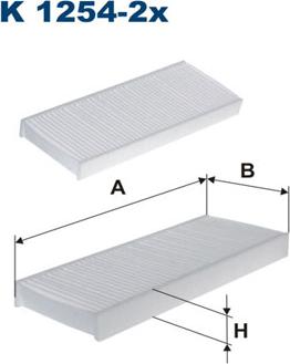 Filtron K1254-2x - Фильтр воздуха в салоне autospares.lv