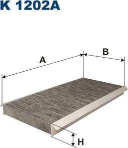 Filtron K1202A - Фильтр воздуха в салоне autospares.lv