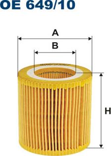 Filtron OE649/10 - Масляный фильтр autospares.lv