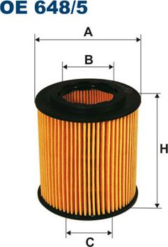 Filtron OE648/5 - Масляный фильтр autospares.lv