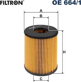 Filtron OE 664/1 - Масляный фильтр autospares.lv