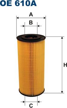 Filtron OE610A - Масляный фильтр autospares.lv