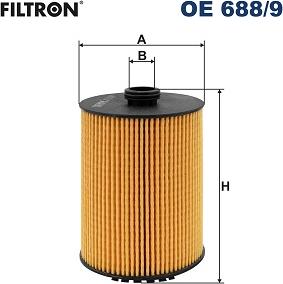 Filtron OE 688/9 - Масляный фильтр autospares.lv