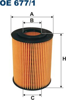 Filtron OE677/1 - Масляный фильтр autospares.lv