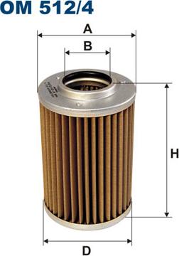 Filtron OM512/4 - Гидрофильтр, автоматическая коробка передач autospares.lv