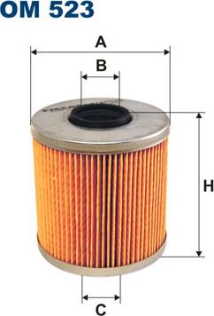 Filtron OM523 - Масляный фильтр autospares.lv