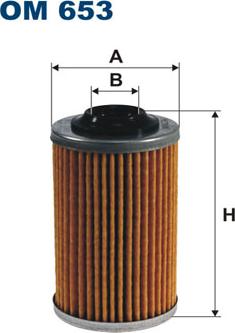 Filtron OM653 - Масляный фильтр autospares.lv
