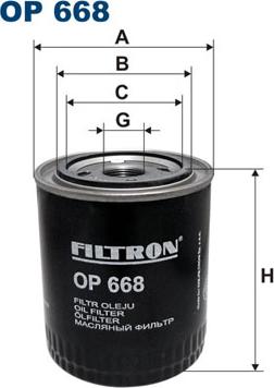 Filtron OP668 - Гидрофильтр, автоматическая коробка передач autospares.lv