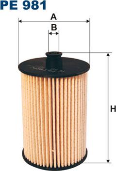 Filtron PE981 - Топливный фильтр autospares.lv