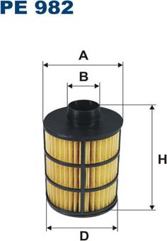 Filtron PE982 - Топливный фильтр autospares.lv